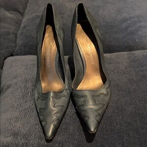 Nine West Women's Dark Gray Heels